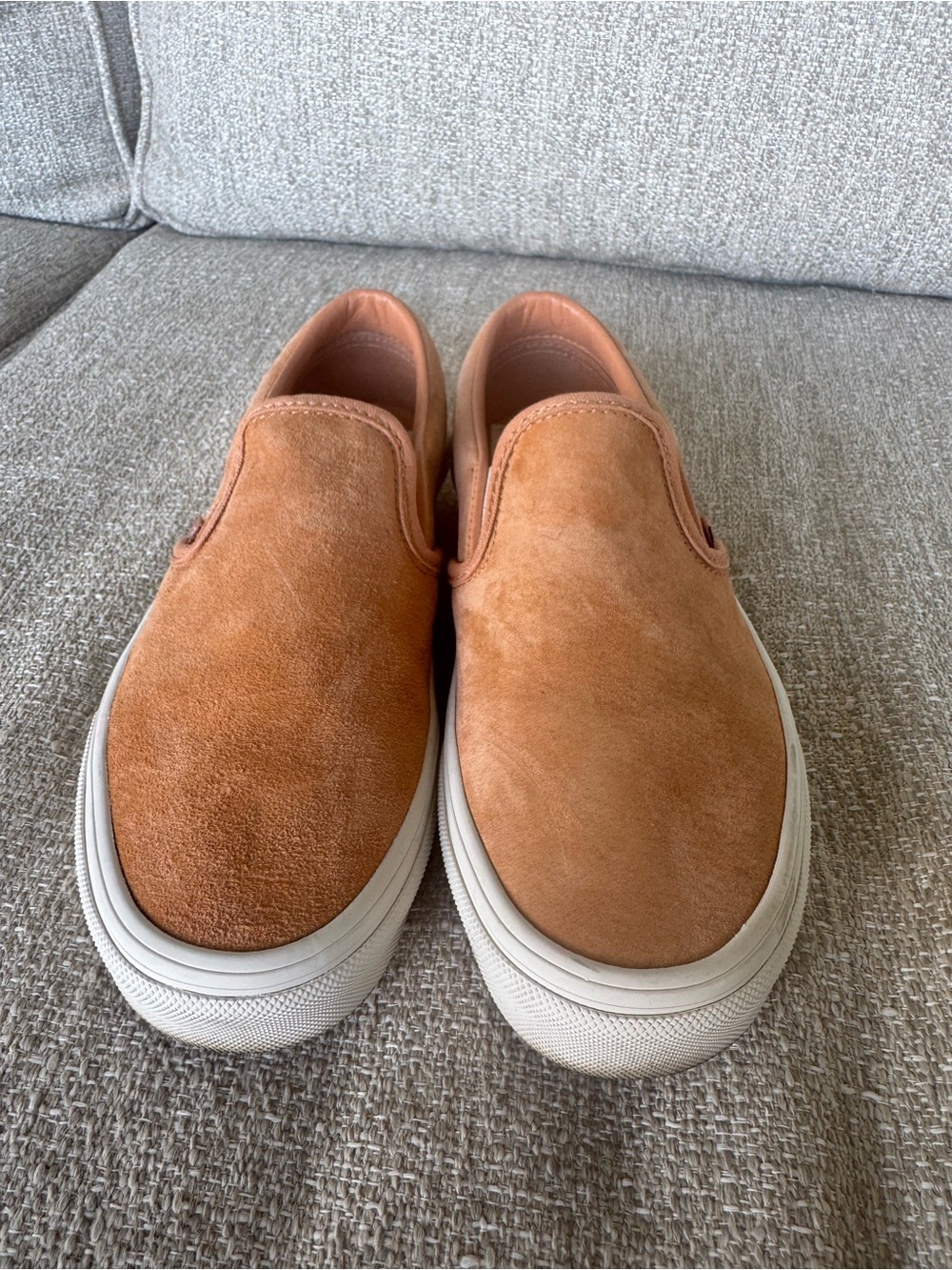 Men's Slip-On Suede Casual Shoes - Tan